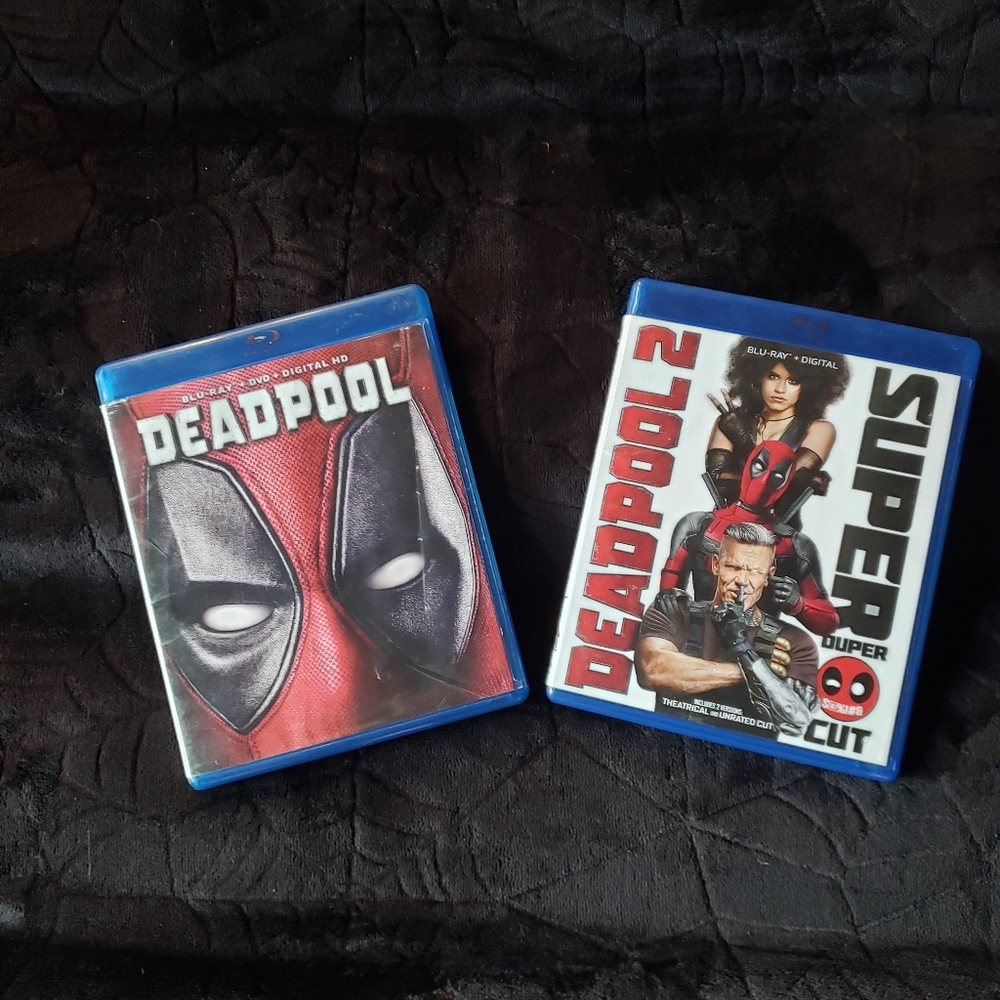Deadpool Blu-ray and Deadpool 2 Super Duper Cut Blu-ray